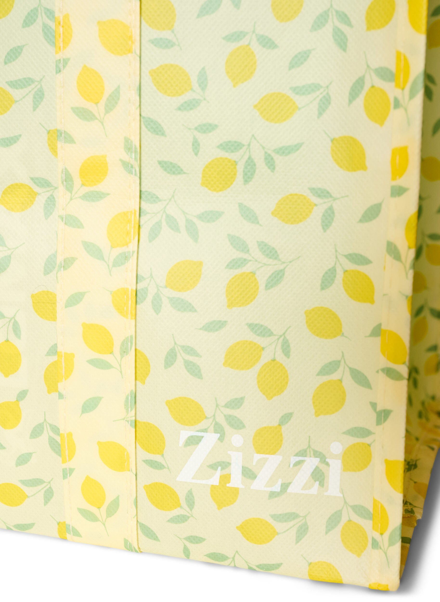 ZizziSac de magasinage avec fermeture &eacute;clair, Jaune clair, Packshot image number 2