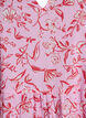 Robe courte coupe &eacute;vas&eacute;e, Violet, Packshot image number 2