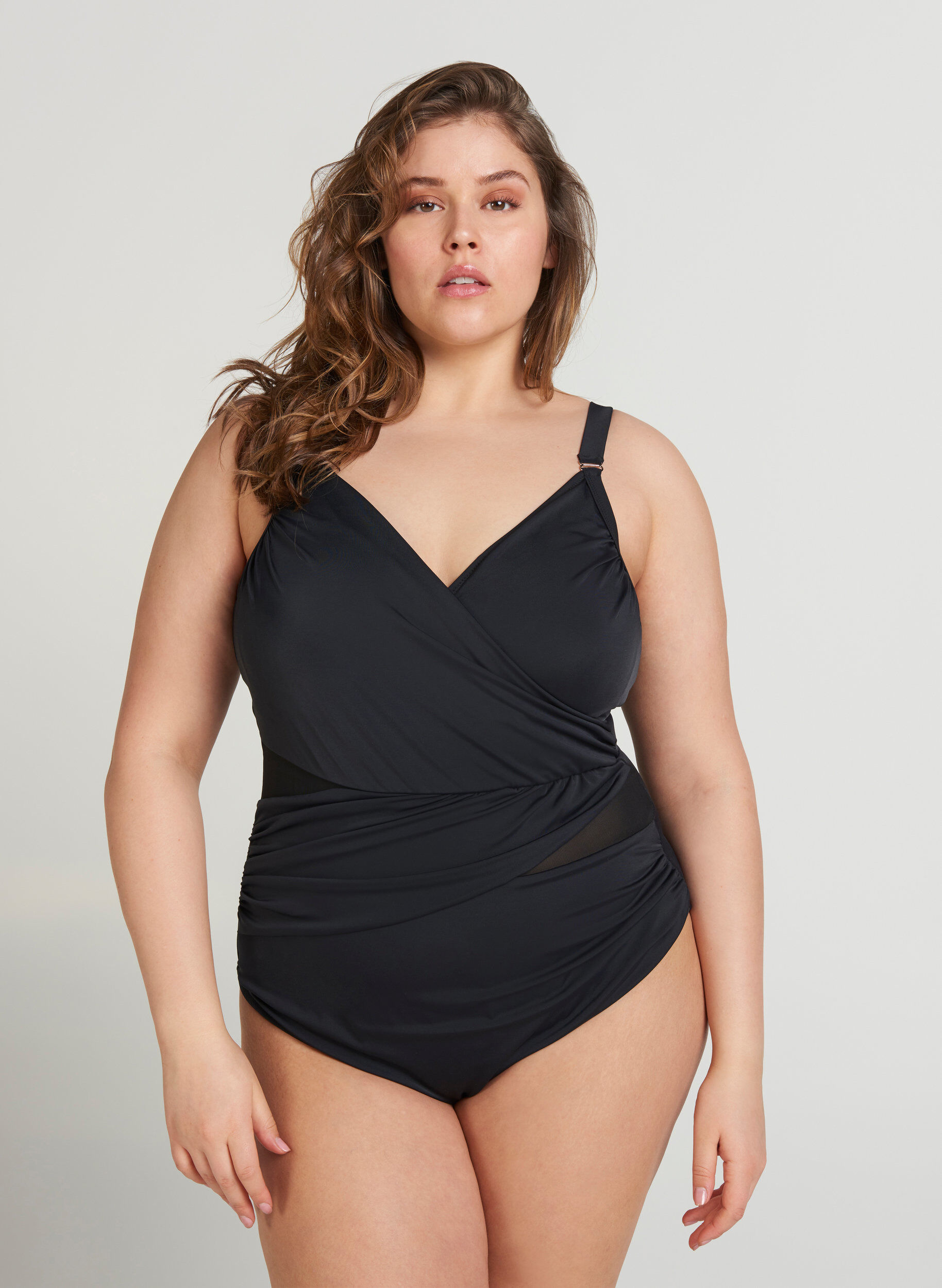 Zizzi Maillot de bain, Noir, Model image number 1