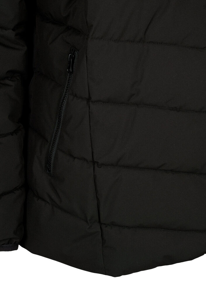 Veste courte &agrave; capuche, Noir, Packshot image number 3