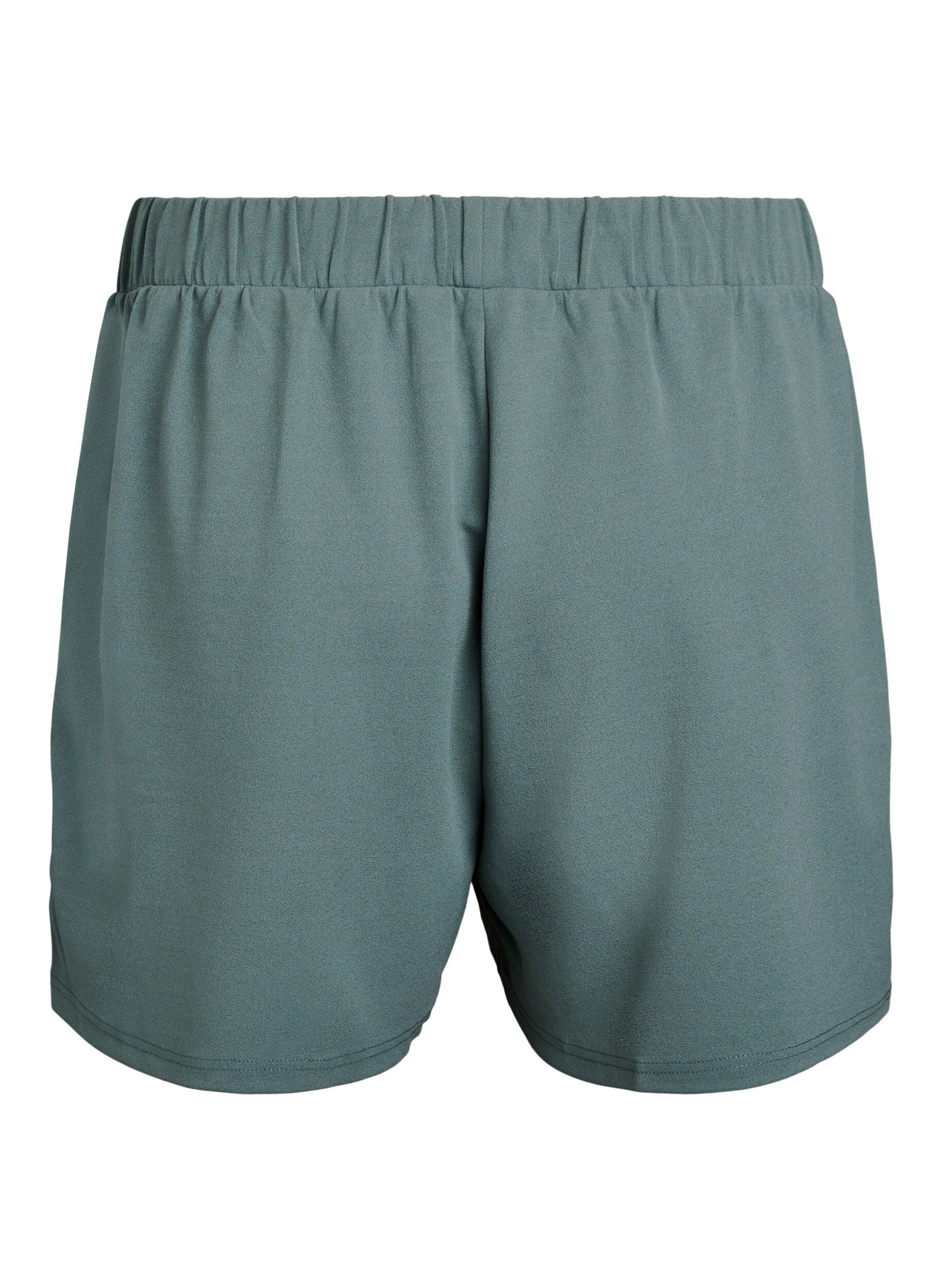 ZizziShorts amples avec des poches, Vert fonc&eacute;, Packshot image number 1