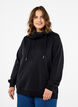 FLASH - Sweat-shirt à col montant, Black, Model image number 0