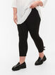 leggings 3/4 en viscose avec noeud, Black, Model image number 0