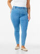 Jeggings &agrave; taille haute., Bleu Clair, Model image number 2