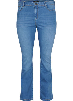 Jeans bootcut Ellen à taille haute, Light blue, Packshot image number 0