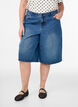 Short en jean taille haute, Bleu, Model image number 2