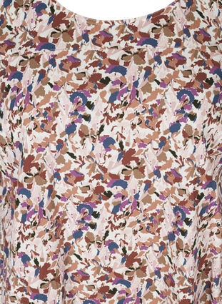 Robe en coton imprimé à manches courtes, Powder Pink AOP, Packshot image number 2