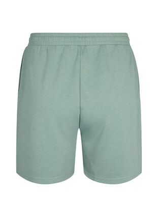 Shorts en mélange de modal avec des poches, Chinois Green, Packshot image number 1