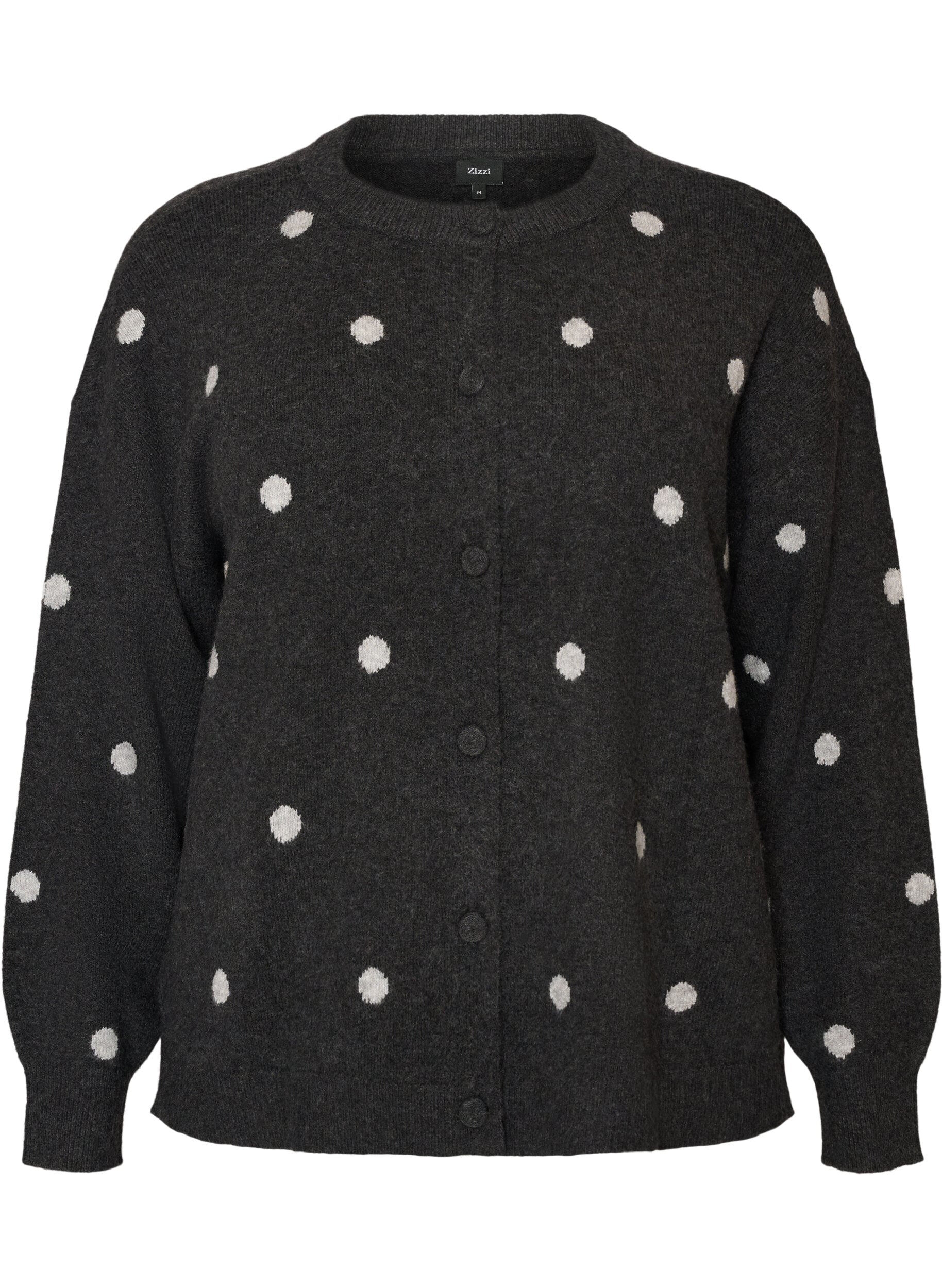 Cardigan &agrave; pois