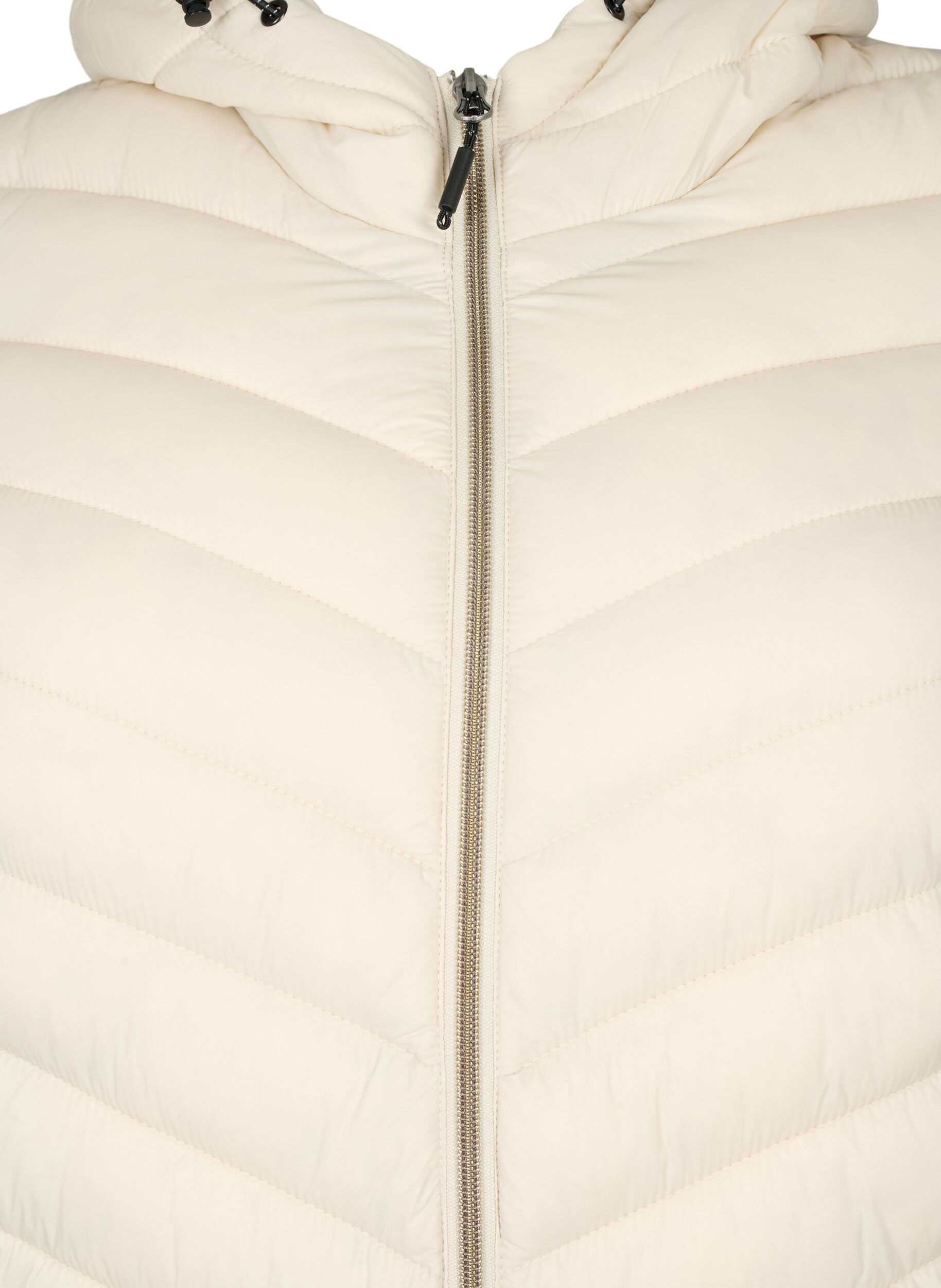 Zizzi Doudoune l&eacute;g&egrave;re matelass&eacute;e &agrave; capuche, Beige, Packshot image number 2