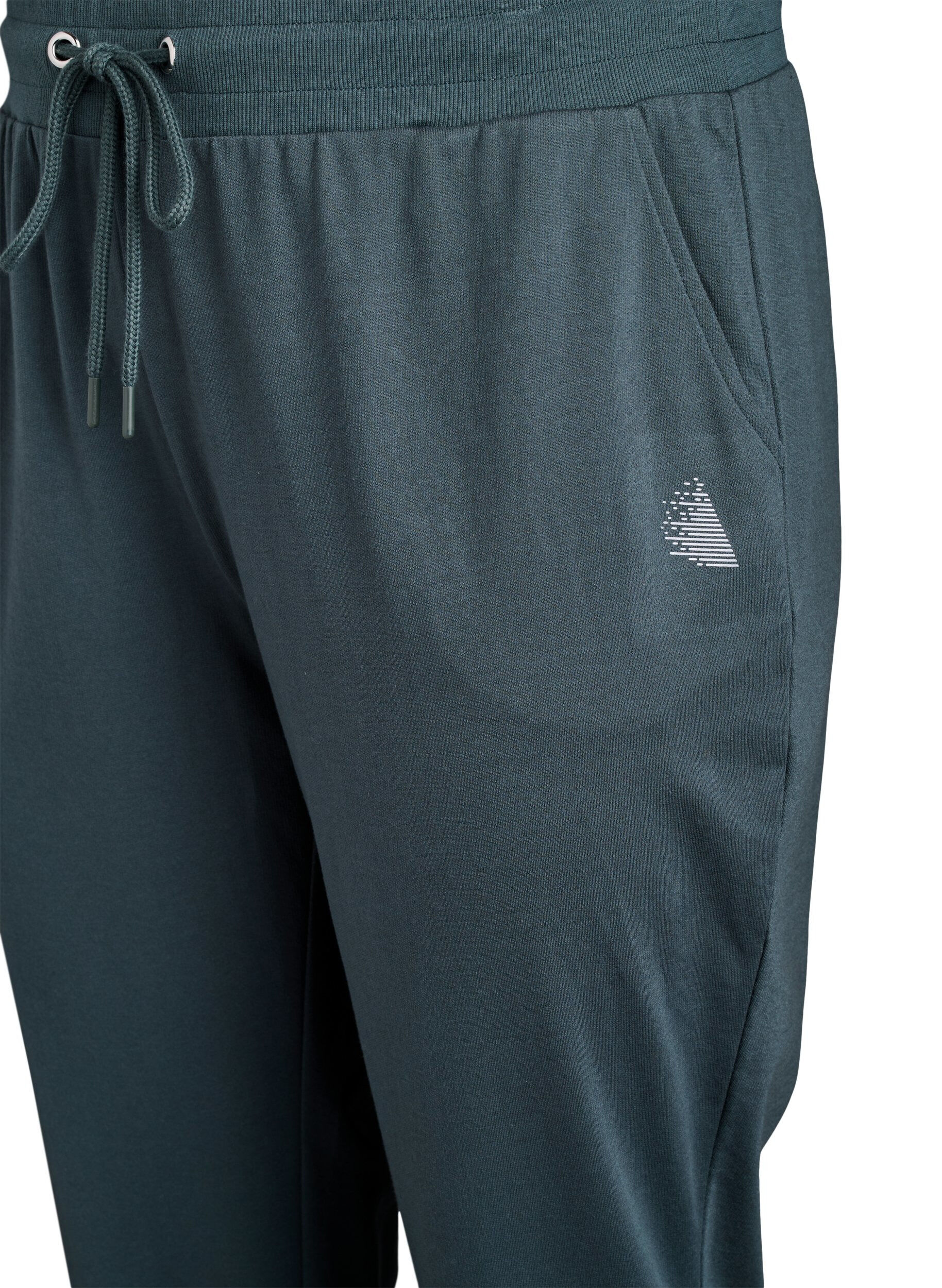 ZizziPantalon de sport ample avec des poches, Vert fonc&eacute;, Packshot image number 2