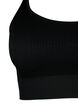 Soutien-gorge de sport sans coutures, Black, Packshot image number 2