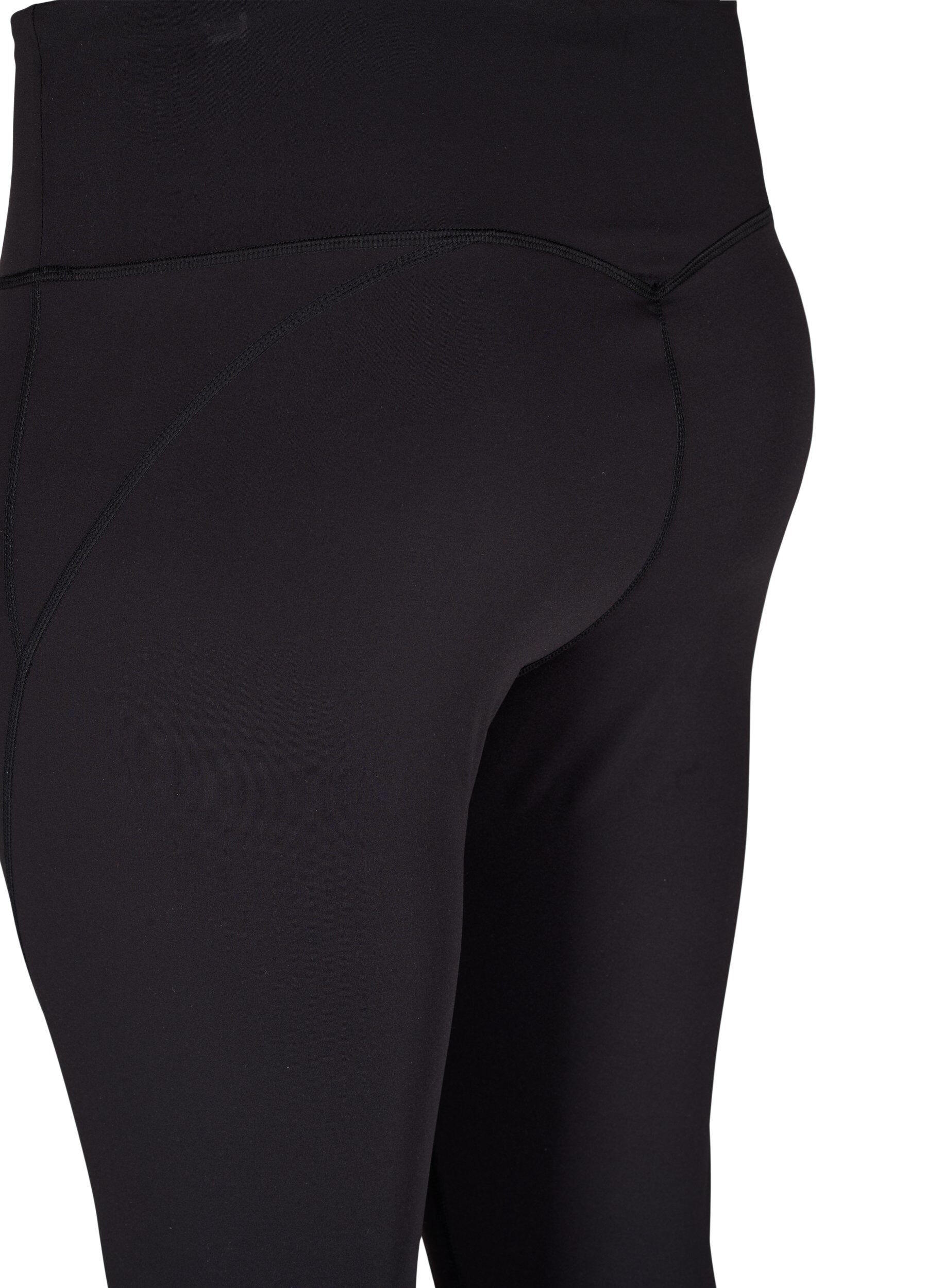 Zizzi CORE, V-SHAPE DEFINE TIGHTS - Collants d'entra&icirc;nement, Black, Packshot image number 3