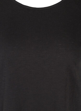 T-shirt manches courtes à sequins, Black, Packshot image number 2