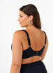 Soutien-gorge de bikini &agrave; armatures avec drap&eacute;, Noir, Model image number 1