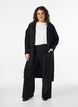 FLASH - Cardigan long ouvert avec poches, Noir, Model image number 0