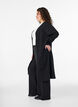 Cardigan long ouvert avec poches, Noir, Model image number 2
