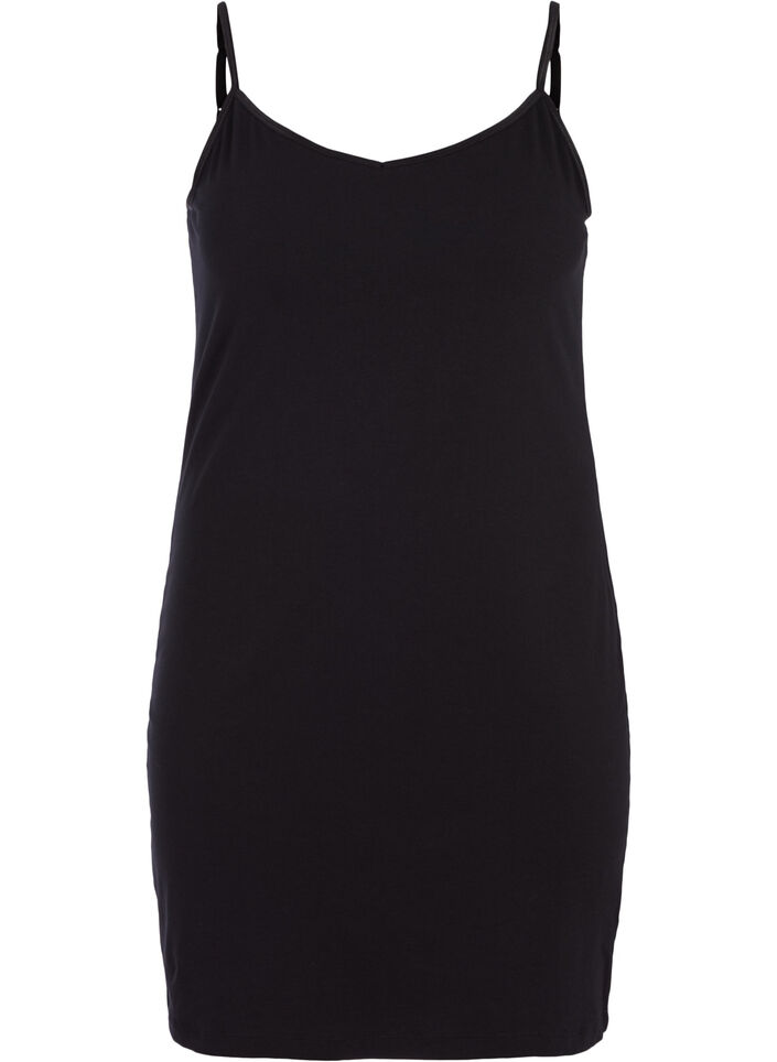  D&eacute;bardeur long basique en coton, Noir, Packshot image number 0
