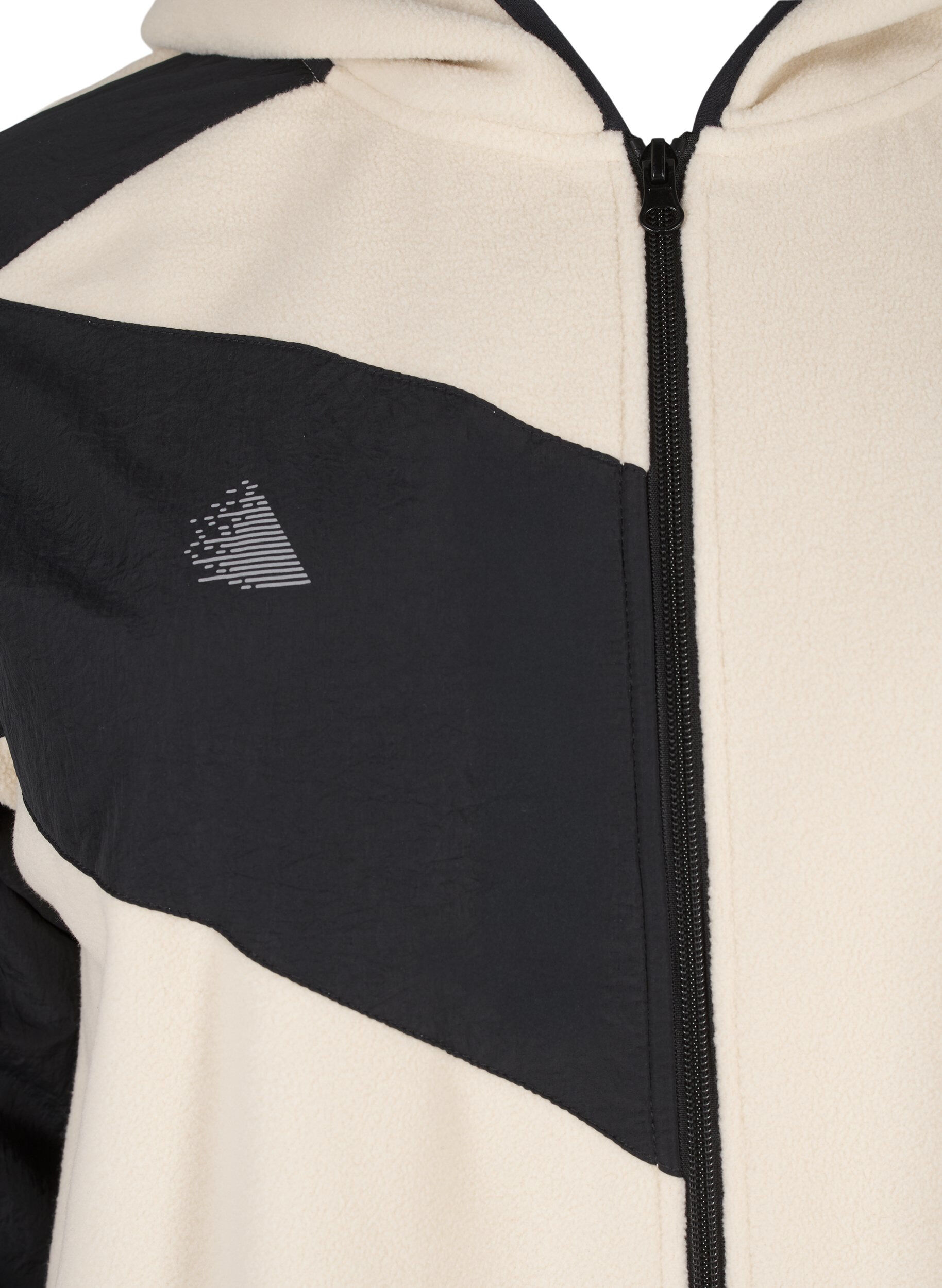 Zizzi Veste polaire &agrave; capuche avec poches, Beige, Packshot image number 2