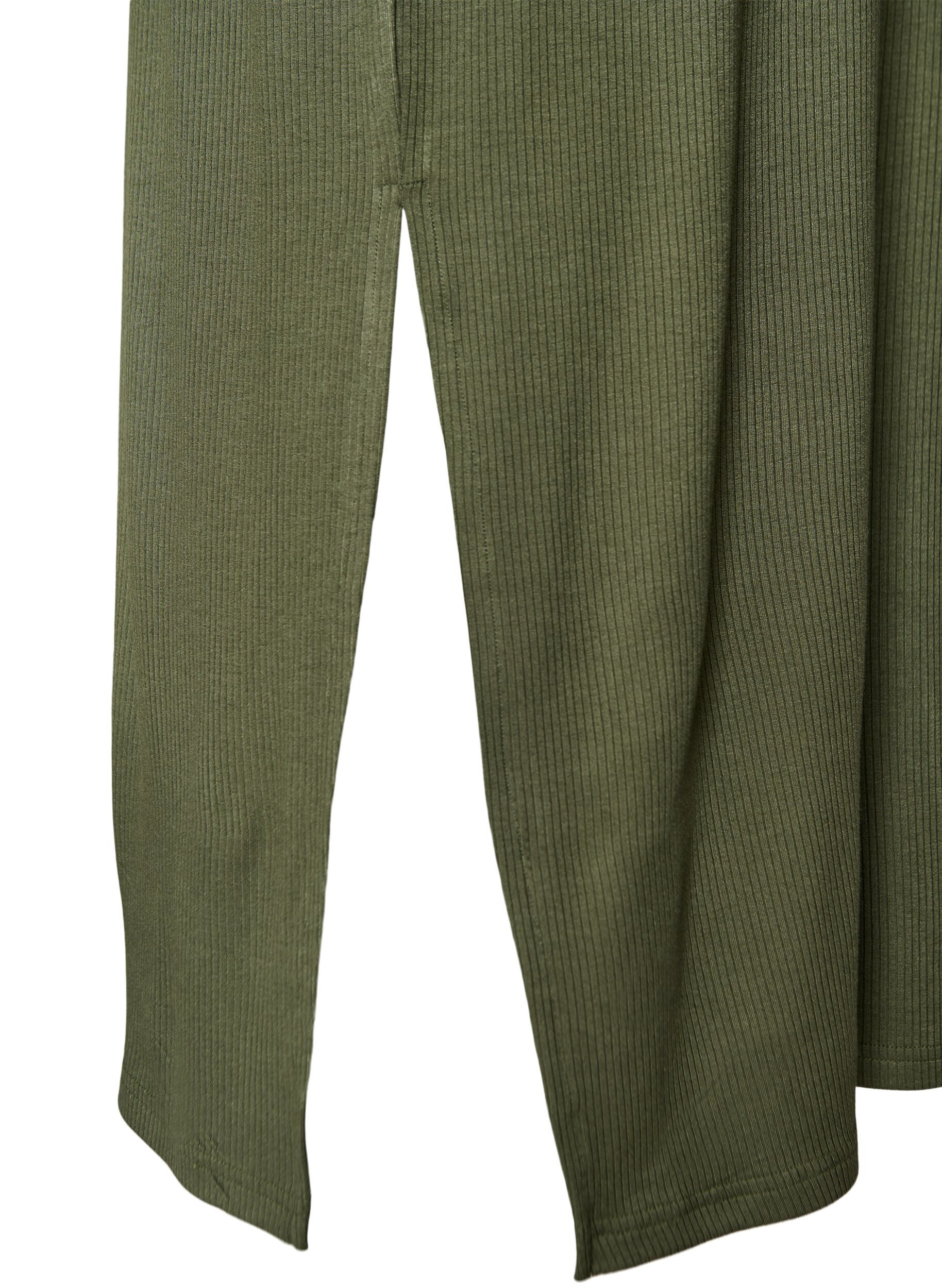 ZizziRobe c&ocirc;tel&eacute;e sans manches en viscose, Vert, Packshot image number 3