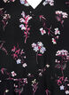 Robe courte avec imprim&eacute; floral, Noir, Packshot image number 2