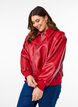 Blouson bomber en similicuir, Rhythmic Red, Model image number 0