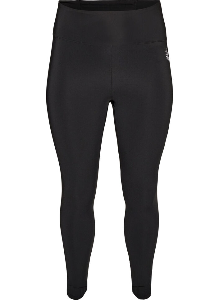 Legging d'entra&icirc;nement taille haute avec poche dans la ceinture, Noir, Packshot image number 0