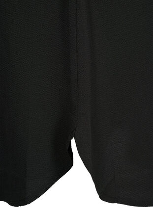 Robe avec dentelle à la taille, Black, Packshot image number 3