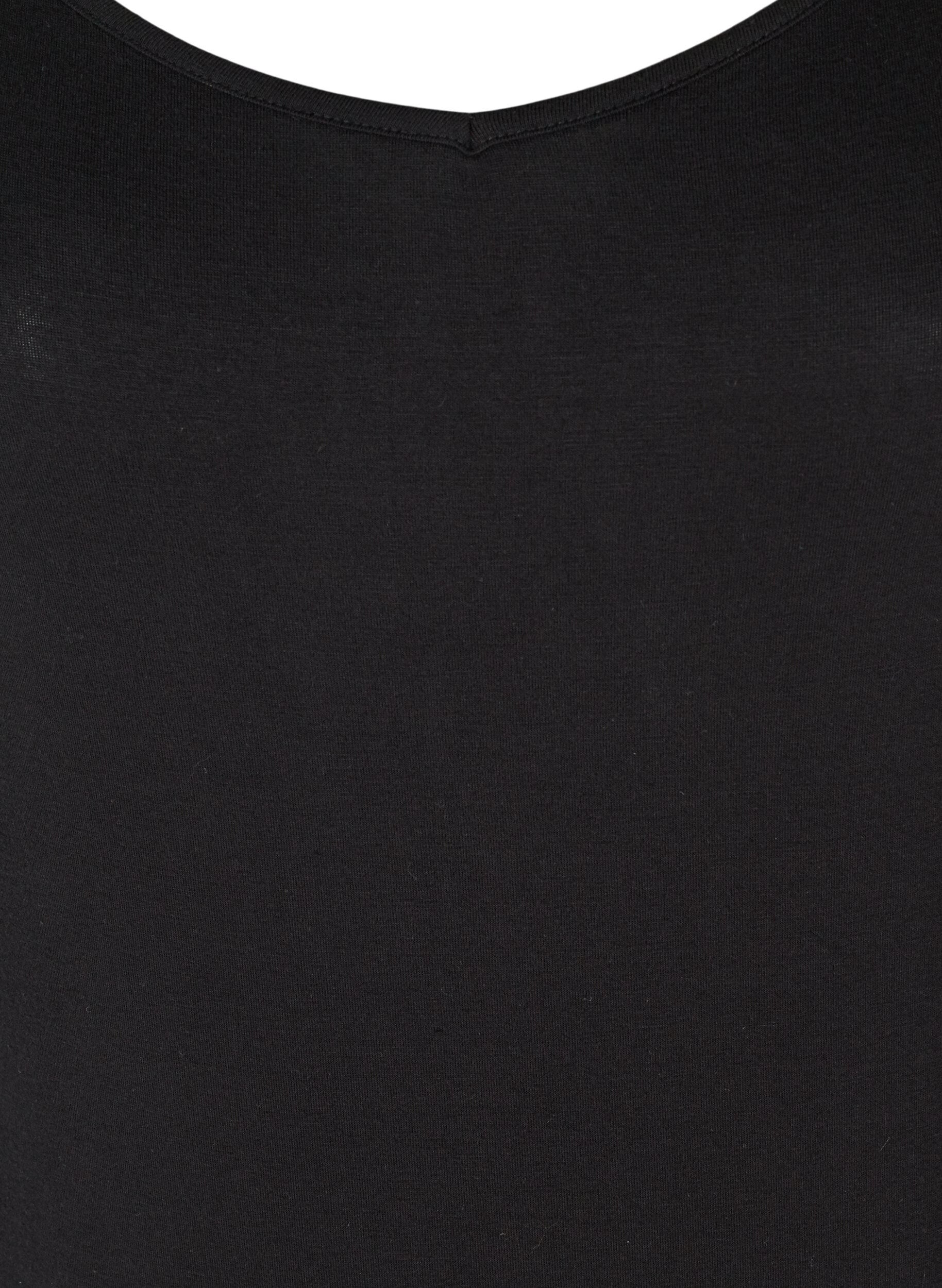 ZizziDessous de robe en viscose uni, Noir, Packshot image number 2