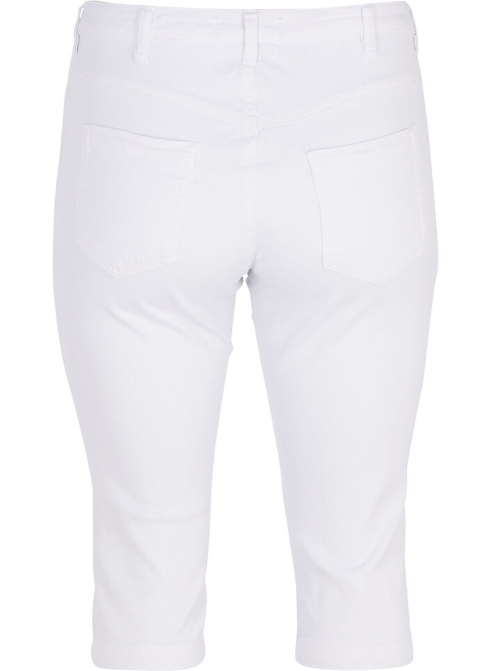 Jean coupe slim Emily capri, Blanc, Packshot image number 1