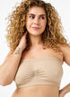Soutien-gorge bandeau, Beige, Model image number 1