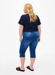 Pantacourt Emily coupe slim en denim, Blue Denim, Model image number 1