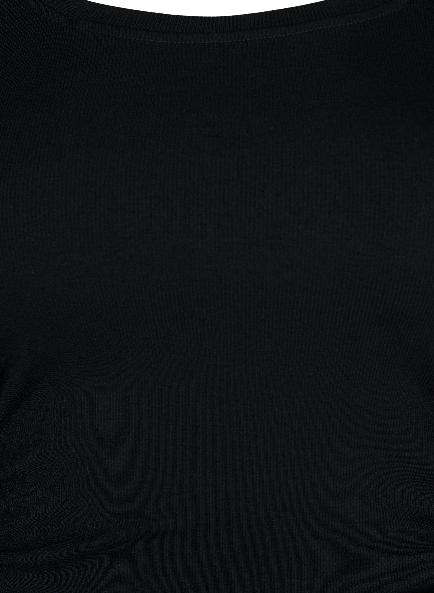 Zizzi Robe moulante avec d&eacute;collet&eacute;, Black, Packshot image number 2