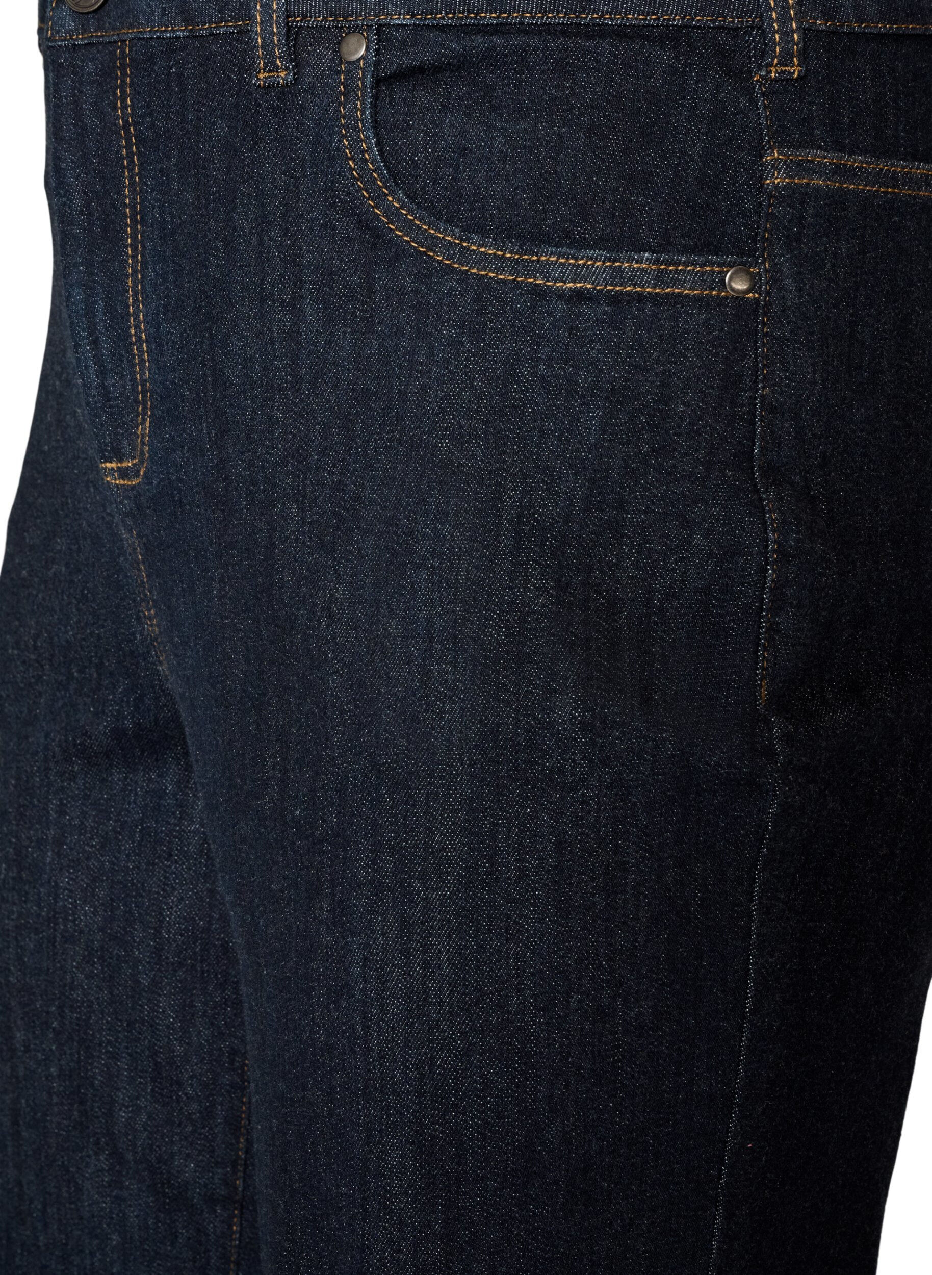 ZizziJean Kiana coupe droite taille haute, Bleu, Packshot image number 2