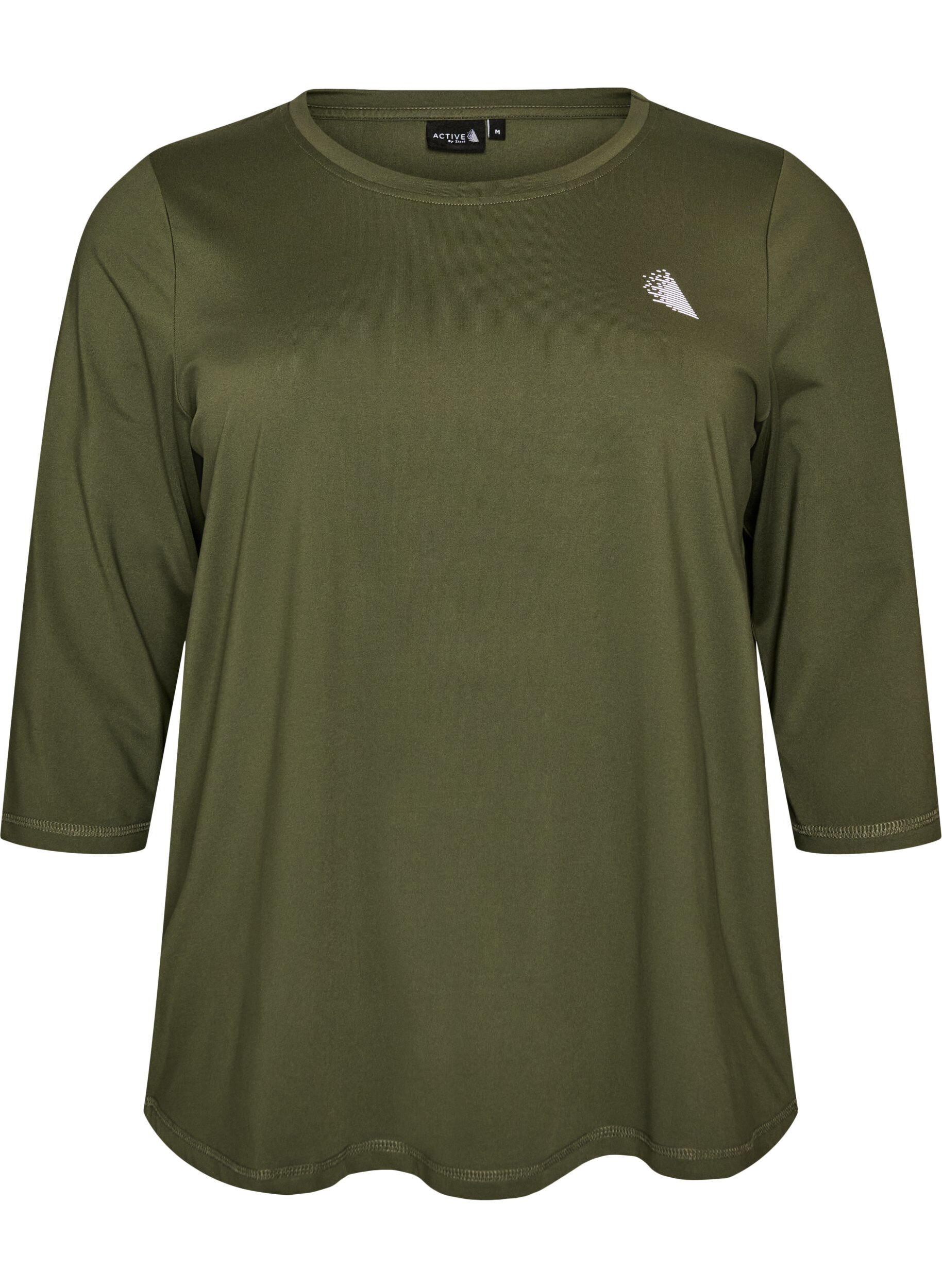 Sports top with 3/4 sleeves