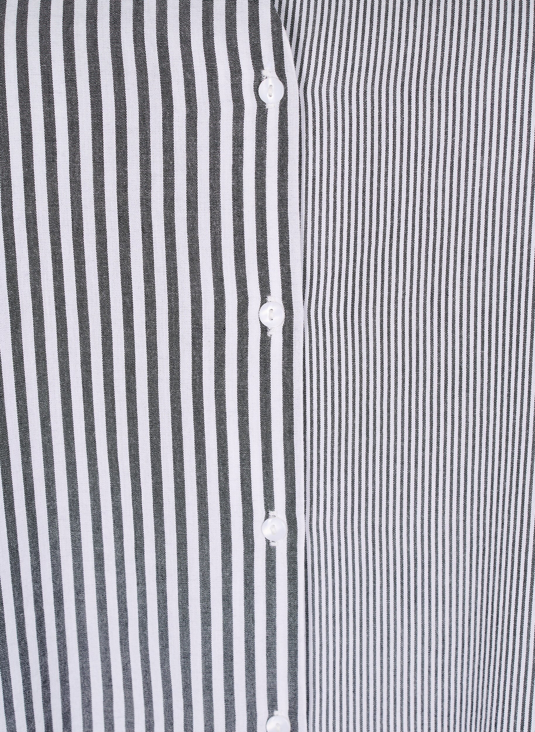 Zizzi Tunique &agrave; carreaux avec manches 3/4, Noir, Packshot image number 2