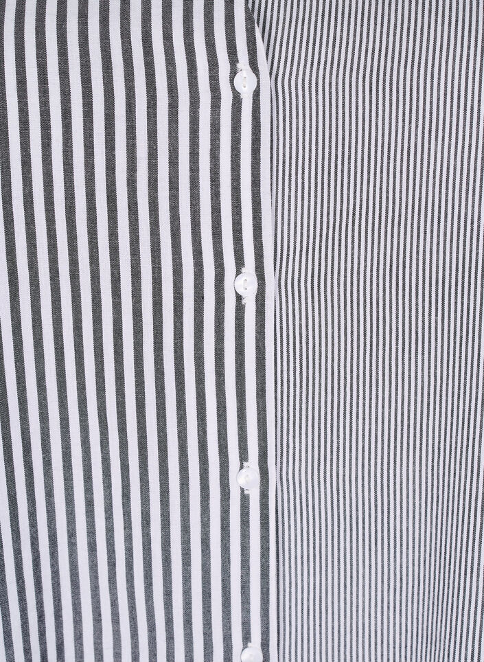 Tunique rayée avec manches 3/4, Noir, Packshot image number 2