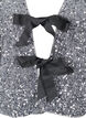 Chemisier à paillettes avec détails de liens, Silver, Packshot image number 2