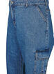 Jean cargo à taille haute, Blue Denim, Packshot image number 2