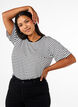 T-shirt avec TENCEL&trade; Lyocell et rayures, Blanc, Model image number 0