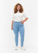 Jean Amy super slim &agrave; taille haute, Ex Lt Blue, Model image number 0