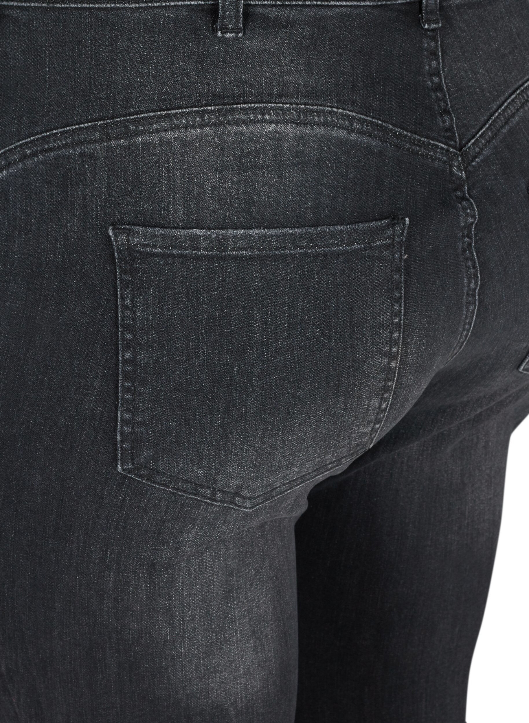Zizzi Jean Amy, Grey Denim, Packshot image number 3