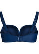 Haut de bikini avec armatures et drap&eacute;, Bleu, Packshot image number 1