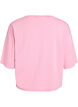 T-shirt boxy en coton bio, Rose, Packshot image number 1