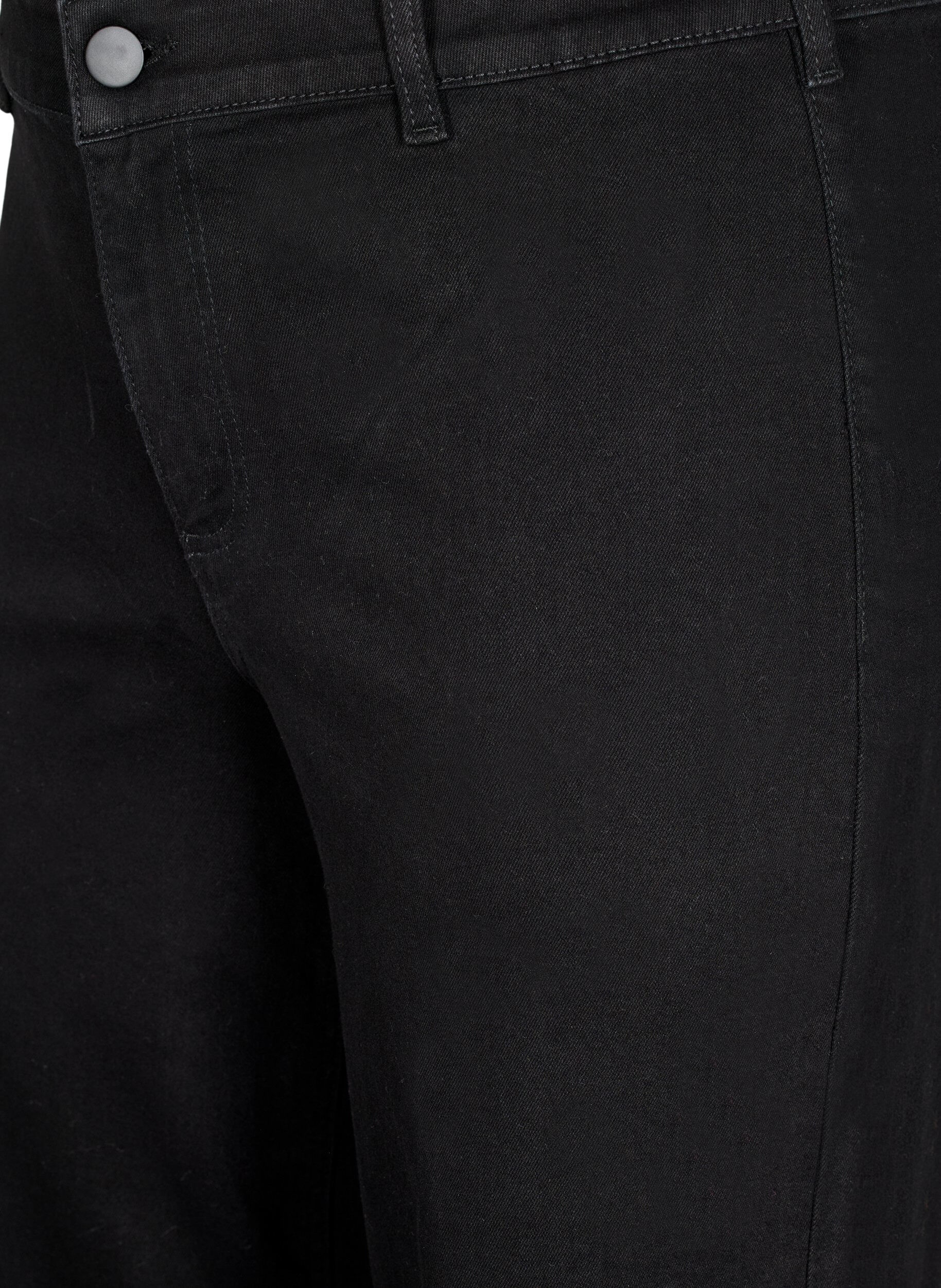 Zizzi Jean large taille haute, Noir, Packshot image number 2