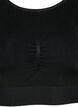 Soutien-gorge top sans coutures, Black, Packshot image number 2