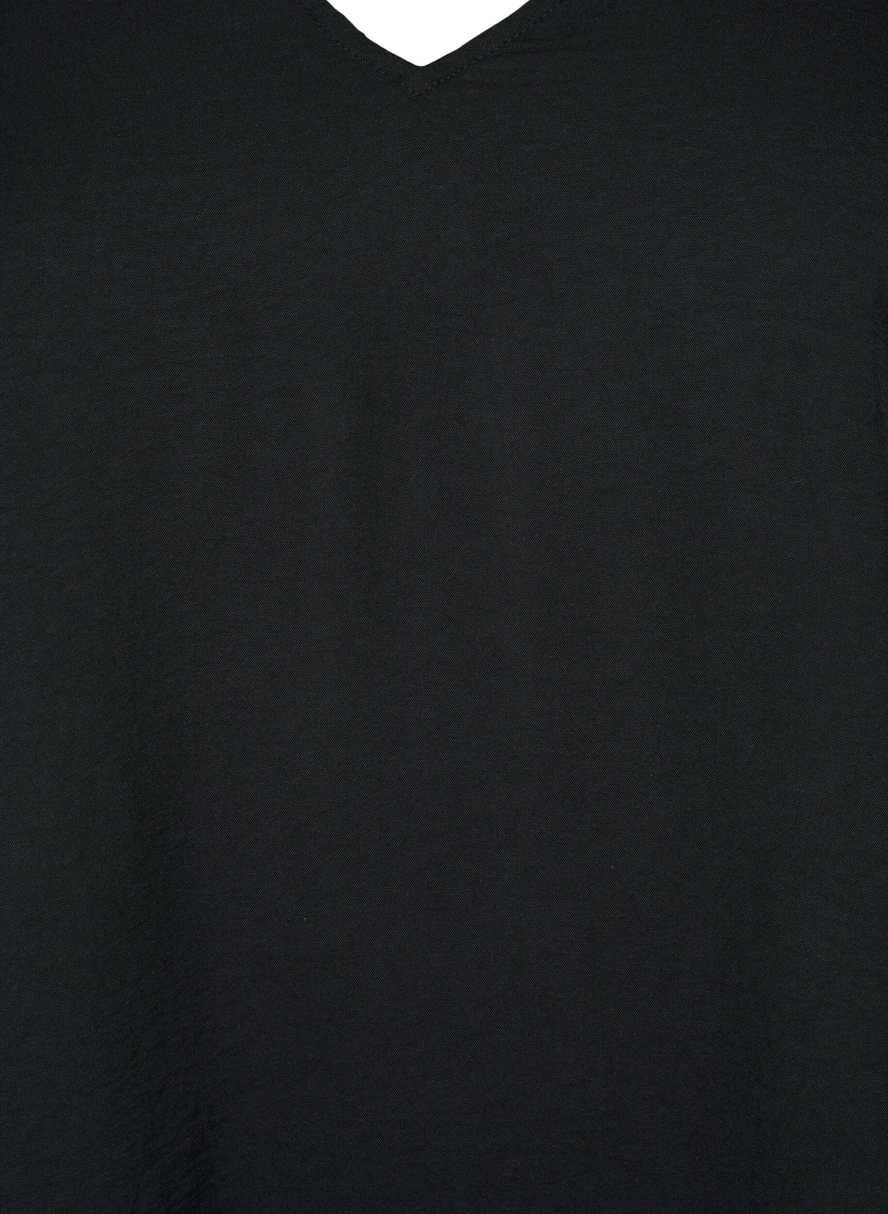ZizziBlouse avec col en V , Black, Packshot image number 2