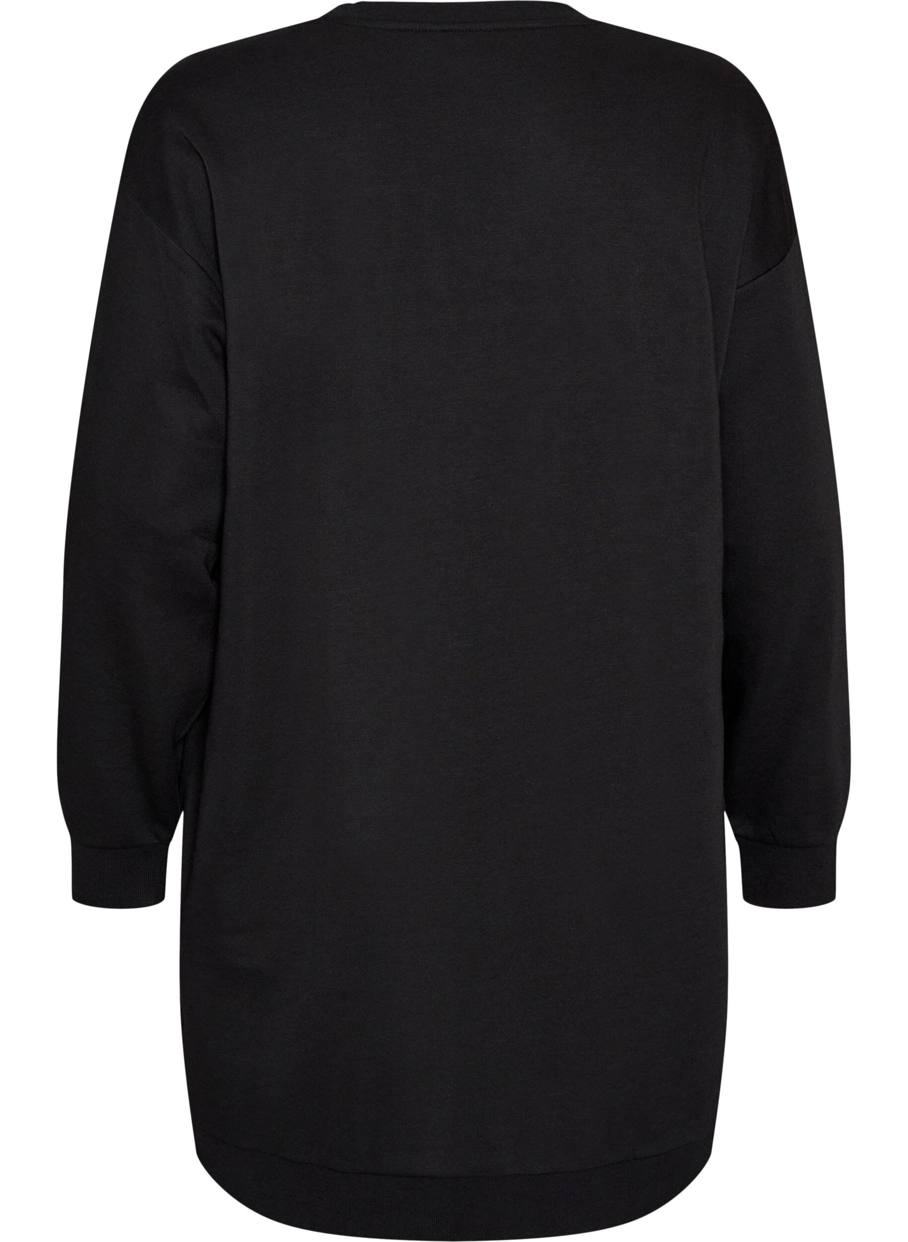 ZizziRobe sweat ample avec des poches, Noir, Packshot image number 1