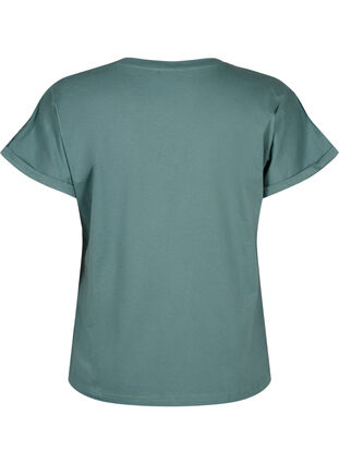 T-shirt en coton biologique avec broderie anglaise, Sea Pine, Packshot image number 1