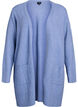 Cardigan en tricot c&ocirc;tel&eacute; avec poches, Bleu, Packshot image number 0
